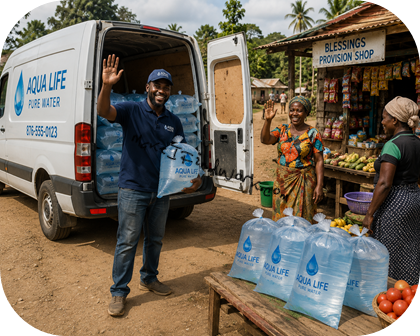 Delivery van Umuahia