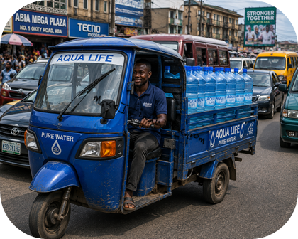 Keke driver in Aba