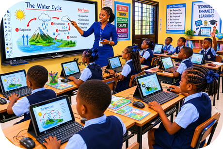 Modern Primary School Class