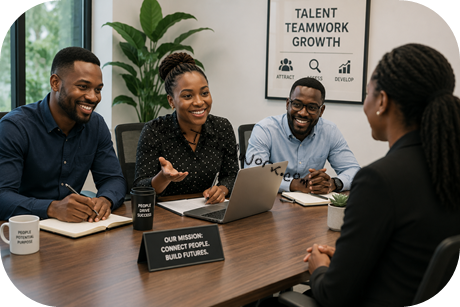 Human capital assistant in interview